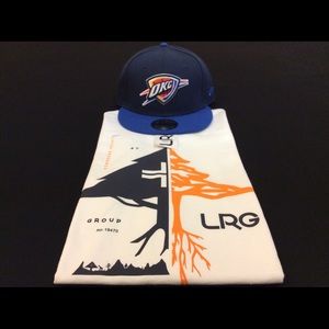 *BRAND NEW $60 New Era Pelicans Hat & LRG Shirt LG